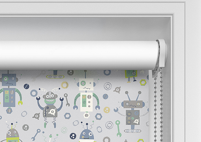 Robots, Gearbox Greens - Twist&Fit Roller Blind - Image 11